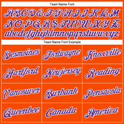 Custom Orange Purple-White Performance T-Shirt