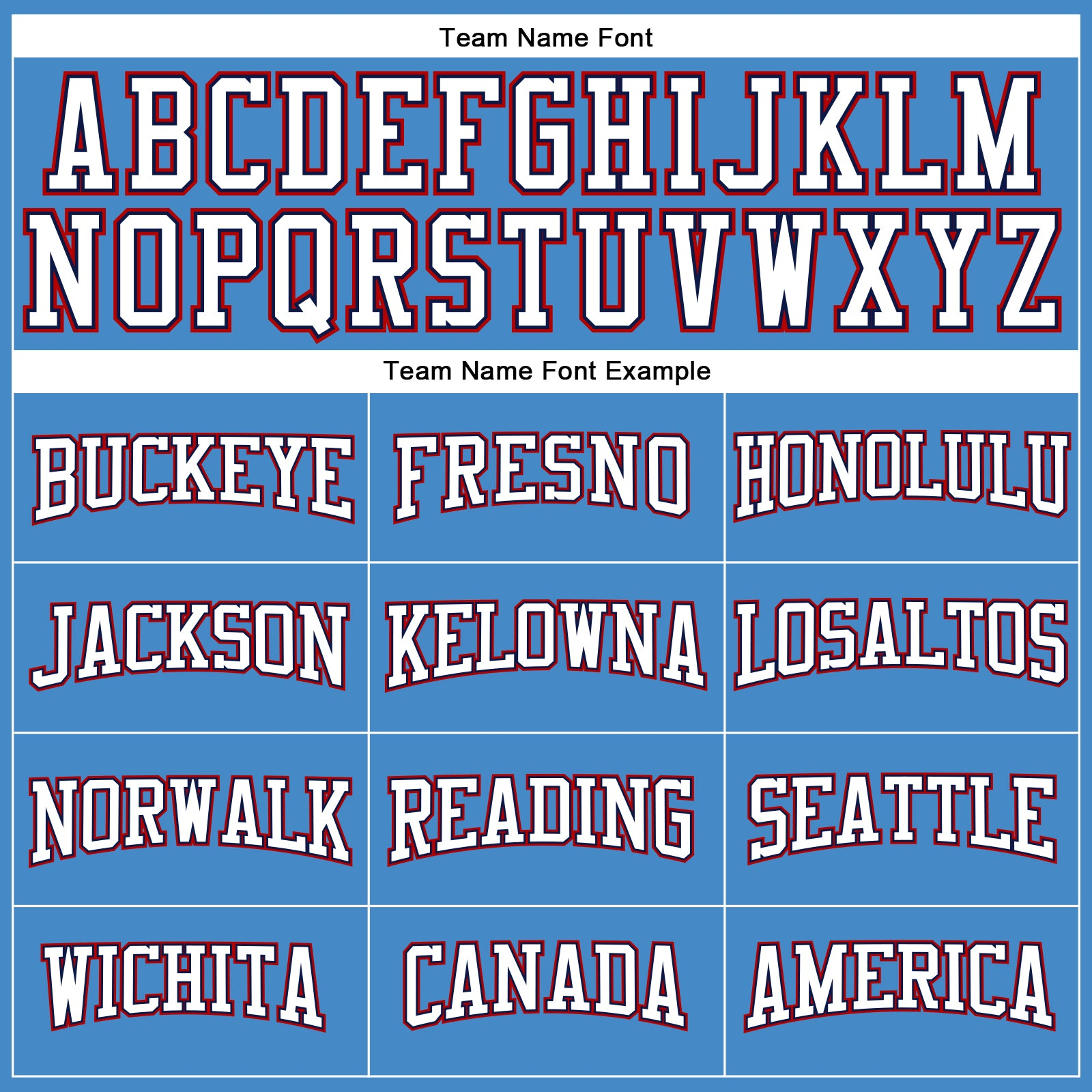 Custom Powder Blue White Red-Navy Long Sleeve Performance T-Shirt