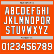 Custom Orange White-Steel Gray 3 Colors Arm Shapes Authentic Baseball Jersey