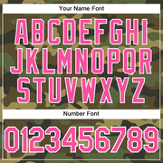 Custom Camo Pink-White Performance Salute To Service T-Shirt