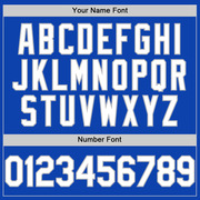 Custom Thunder Blue White-Gray Authentic Baseball Jersey