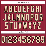 Custom Crimson City Cream-Black Performance T-Shirt