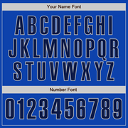 Custom Thunder Blue Navy-Gray Authentic Baseball Jersey