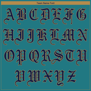 Custom Teal Navy-Old Gold Authentic Baseball Jersey