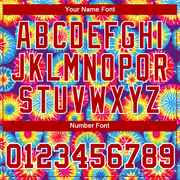 Custom Tie Dye Red-White 3D Performance T-Shirt