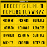 Custom Yellow Black Geometric Shape Sublimation Volleyball Uniform Jersey