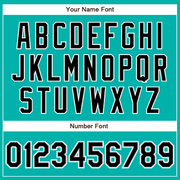 Custom Aqua Black-Gray Authentic Baseball Jersey