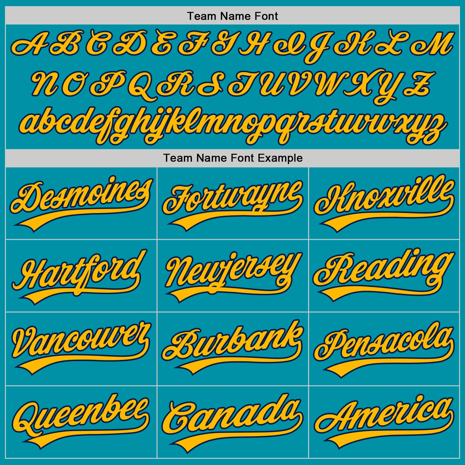 Custom Teal Navy-Gold Authentic Throwback Baseball Jersey