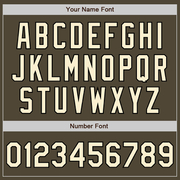 Custom Olive Cream-Black 3 Colors Arm Shapes Authentic Salute To Service Baseball Jersey