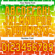 Custom Green Yellow-Red 3D Pattern Design Black History Month Performance T-Shirt