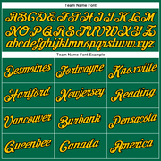 Custom Kelly Green Yellow-Black Performance T-Shirt