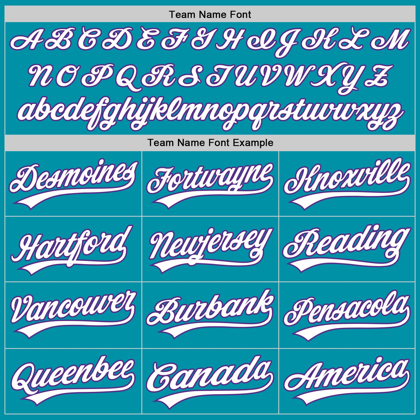 Custom Teal White-Purple Authentic Throwback Baseball Jersey