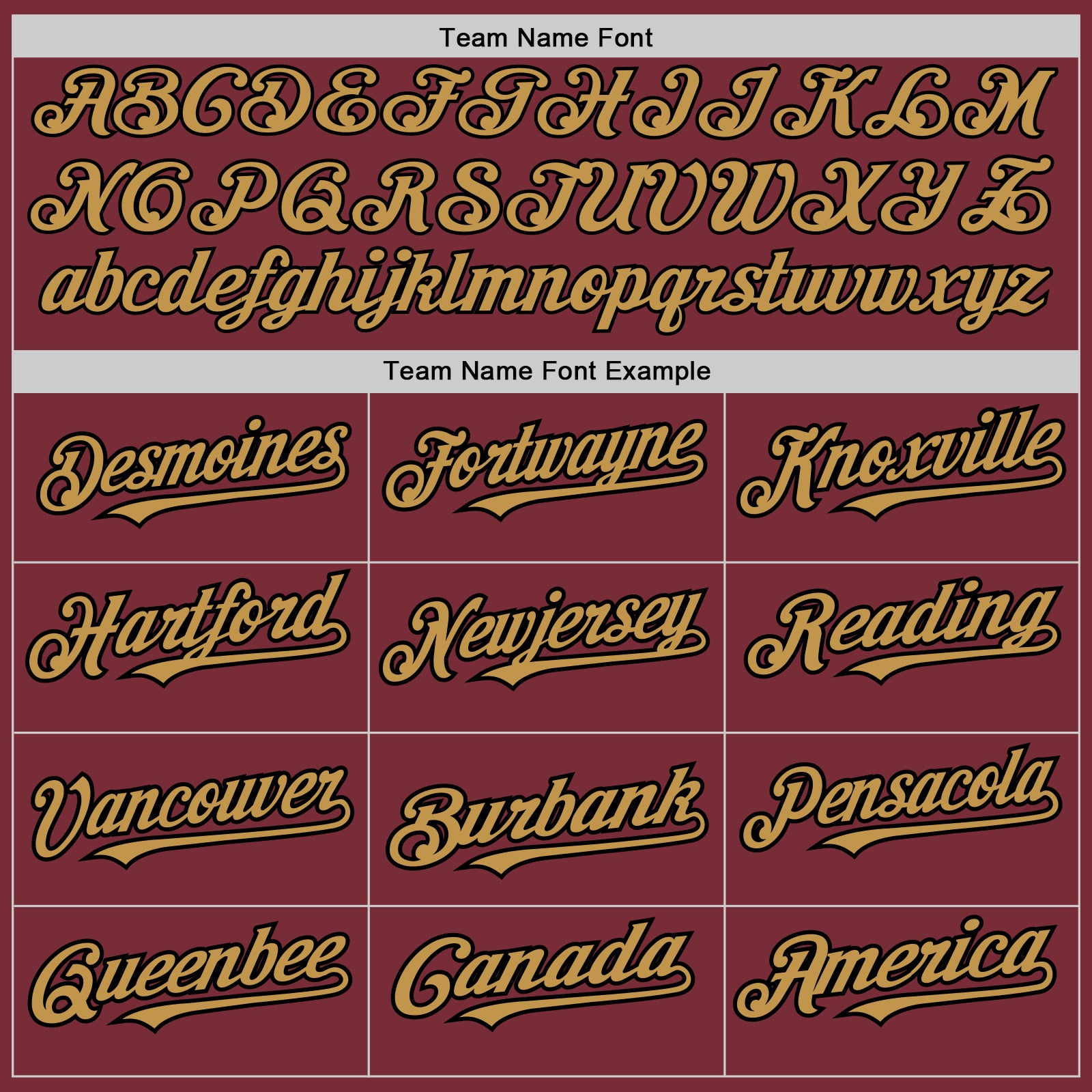 Custom Burgundy Old Gold-Black 3 Colors Arm Shapes Authentic Baseball Jersey