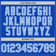 Custom Thunder Blue Light Blue-White Authentic Baseball Jersey