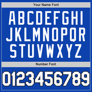 Custom Thunder Blue White Gray-Black Authentic Baseball Jersey