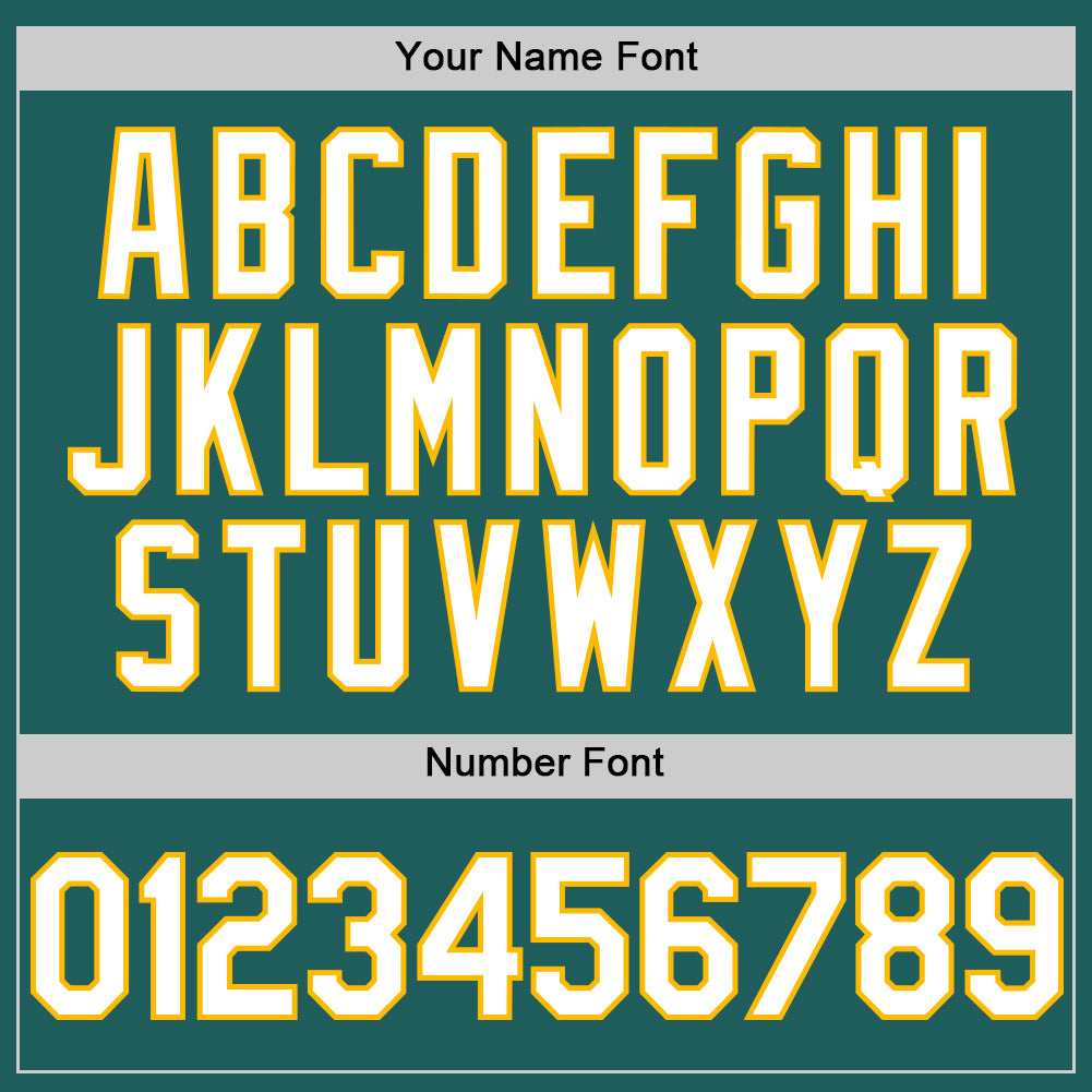 Custom Teal White-Gold Line Authentic Baseball Jersey