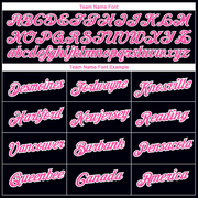 Custom Black Pink-White 3D Pink Ribbon Breast Cancer Performance T-Shirt