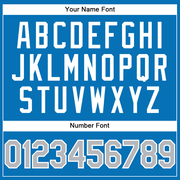 Custom Blue Gray-Navy Performance T-Shirt