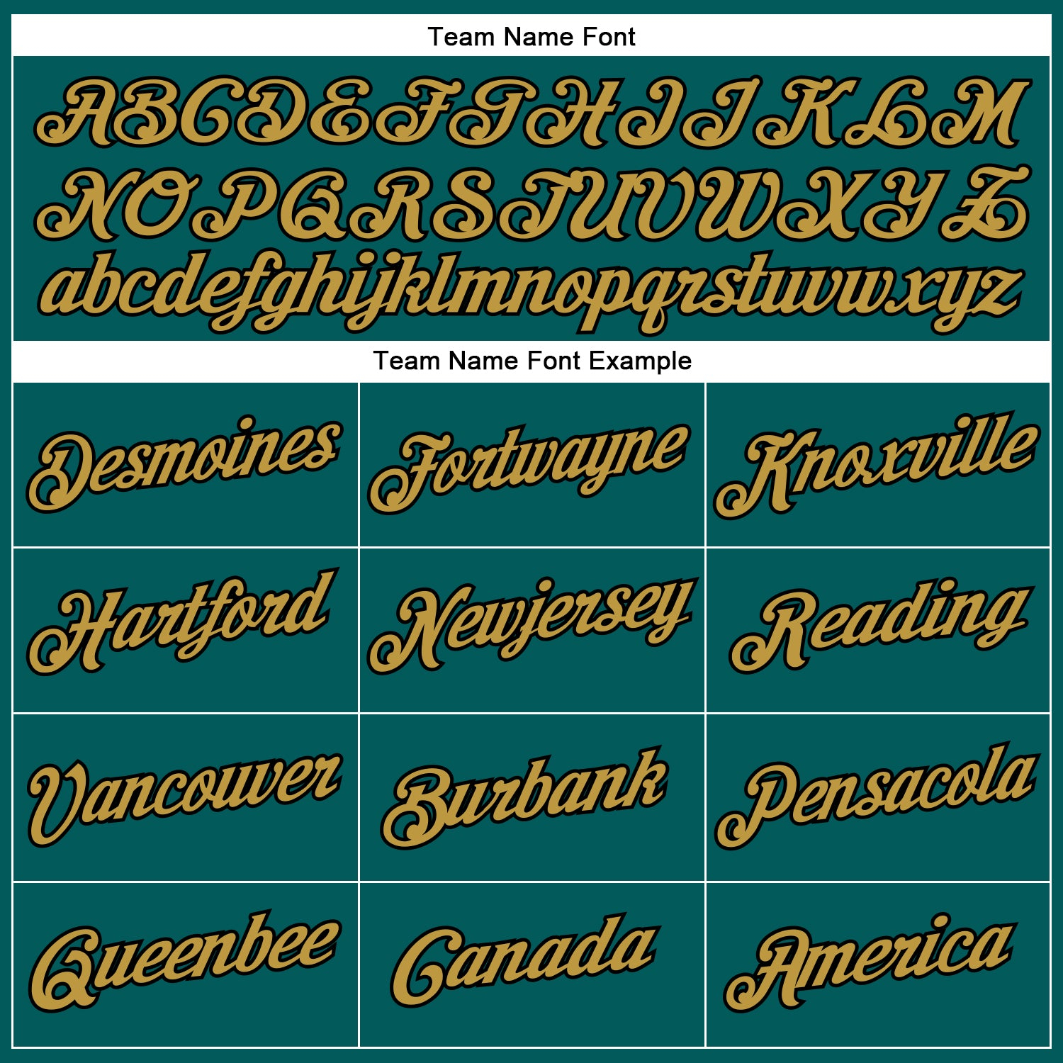 Custom Teal Old Gold-Black Performance T-Shirt