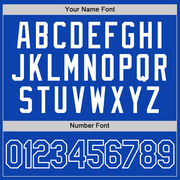 Custom Thunder Blue White Authentic Baseball Jersey