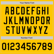 Custom Yellow Black Authentic Baseball Jersey