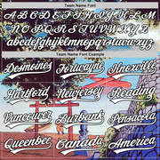 Custom Sky Blue White-Black 3D Syntetyc The Red Plane Authentic Baseball Jersey