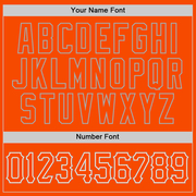 Custom Orange Orange-Gray Authentic Baseball Jersey