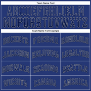 Custom Royal Navy-Gray Authentic Drift Fashion Baseball Jersey