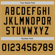 Custom Old Gold Black Authentic Baseball Jersey