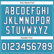 Custom Panther Blue White-Navy Authentic Baseball Jersey