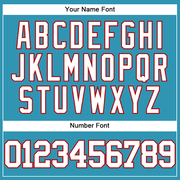 Custom Panther Blue White-Red Authentic Baseball Jersey