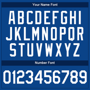 Custom Royal White Authentic Baseball Jersey