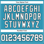 Custom Panther Blue White-Black Authentic Baseball Jersey