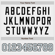 Custom White Silver-Black Authentic Baseball Jersey