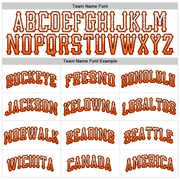 Custom White Orange-Black Authentic Drift Fashion Baseball Jersey