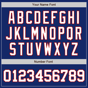 Custom Royal White-Red Authentic Baseball Jersey