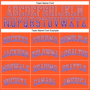 Custom Orange Purple-White Authentic Drift Fashion Baseball Jersey