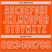 Custom Orange Orange-Gray Authentic Baseball Jersey