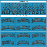 Custom Panther Blue Black-Gray Authentic Drift Fashion Baseball Jersey