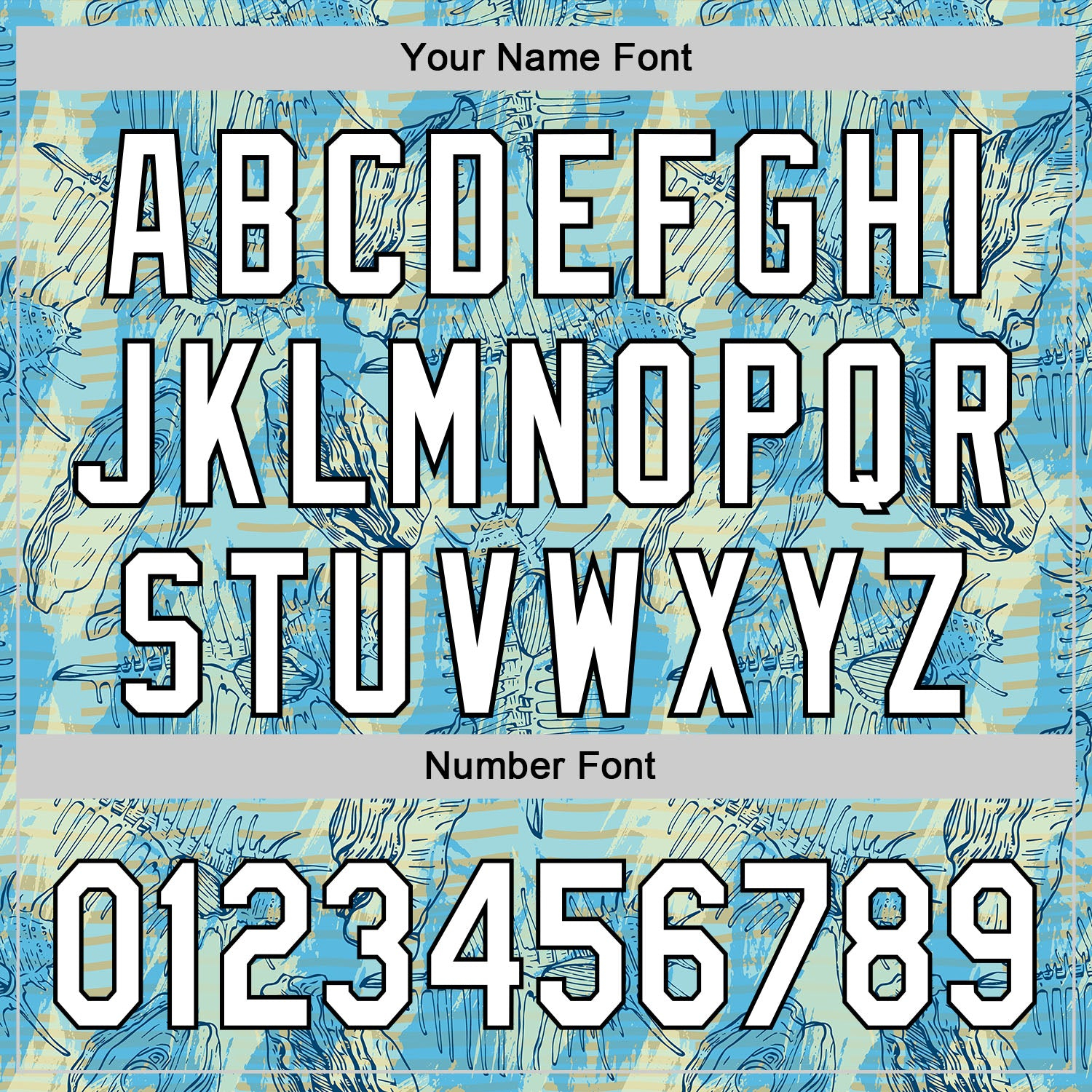 Custom Panther Blue White-Black 3D Tropical Beach Hawaii Flower Authentic Baseball Jersey