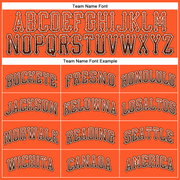 Custom Orange Brown-White Authentic Drift Fashion Baseball Jersey