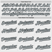 Custom White Silver-Black Authentic Baseball Jersey