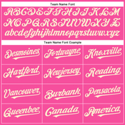 Custom Pink Cream Authentic Baseball Jersey