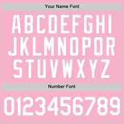 Custom Light Pink White Authentic Baseball Jersey