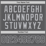 Custom Steel Gray Gray Authentic Baseball Jersey