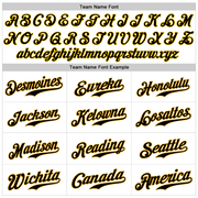 Custom White Black-Gold Authentic Baseball Jersey