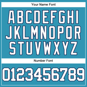 Custom Panther Blue White-Navy Authentic Baseball Jersey