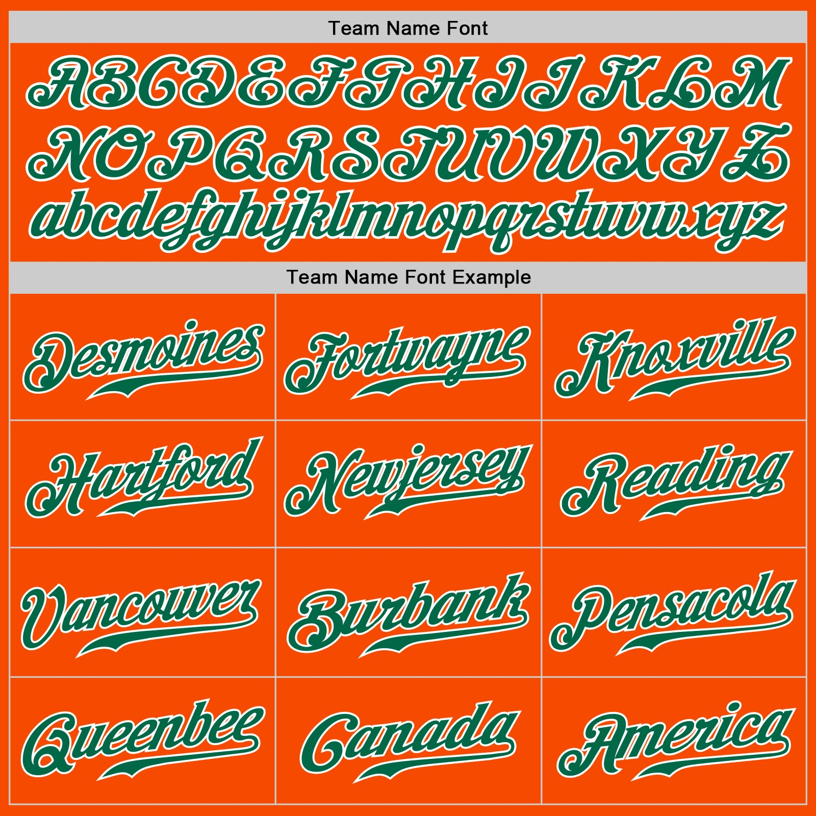 Custom Orange Kelly Green-White Authentic Baseball Jersey