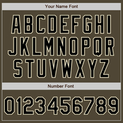 Custom Olive Black-Cream Authentic Salute To Service Baseball Jersey