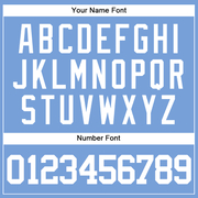 Custom Powder Blue White Authentic Baseball Jersey